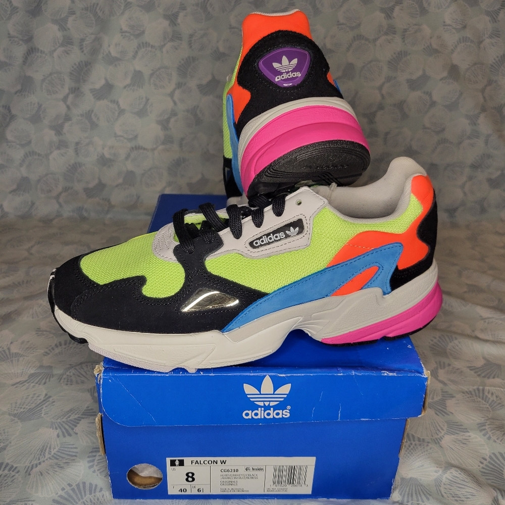 Adidas Falcon HiReye/Black/Jahare/Noiess sz. 8